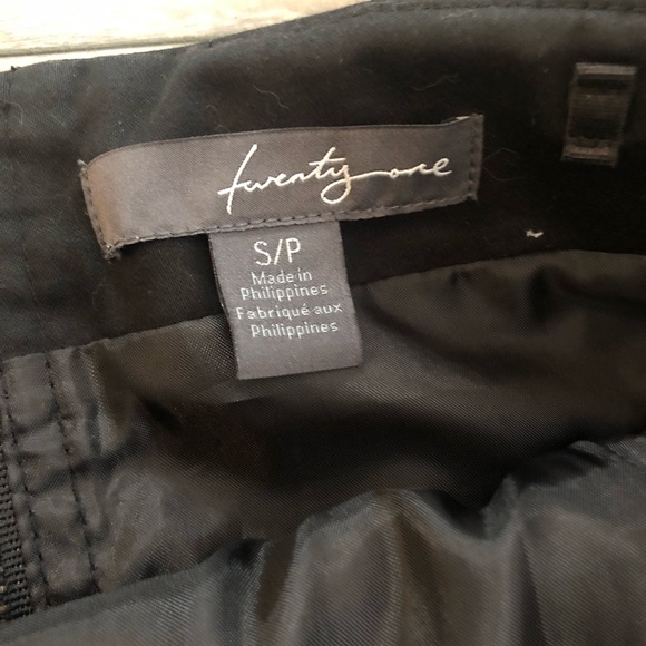 FOREVER 21 black button strapless dress size small - Picture 5 of 7